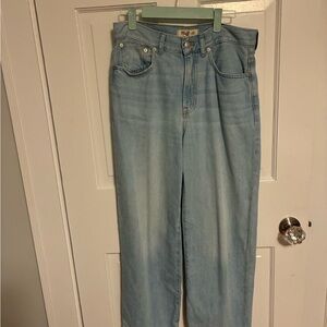 Perfect Vintage Wide-leg Crop Jean, Madewell, Size 27